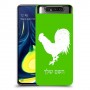 תרנגול כיסוי מגן קשיח בעיצוב אישי עם השם שלך ל Samsung Galaxy A80 יחידה אחת סקרין מובייל