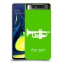 חצוצרה כיסוי מגן קשיח בעיצוב אישי עם השם שלך ל Samsung Galaxy A80 יחידה אחת סקרין מובייל