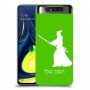 סמוראי כיסוי מגן קשיח בעיצוב אישי עם השם שלך ל Samsung Galaxy A80 יחידה אחת סקרין מובייל
