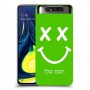 סמיילי כיסוי מגן קשיח בעיצוב אישי עם השם שלך ל Samsung Galaxy A80 יחידה אחת סקרין מובייל