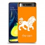 אריה כיסוי מגן קשיח בעיצוב אישי עם השם שלך ל Samsung Galaxy A80 יחידה אחת סקרין מובייל