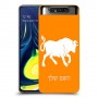 שור כיסוי מגן קשיח בעיצוב אישי עם השם שלך ל Samsung Galaxy A80 יחידה אחת סקרין מובייל