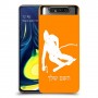 סקִי כיסוי מגן קשיח בעיצוב אישי עם השם שלך ל Samsung Galaxy A80 יחידה אחת סקרין מובייל