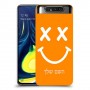 סמיילי כיסוי מגן קשיח בעיצוב אישי עם השם שלך ל Samsung Galaxy A80 יחידה אחת סקרין מובייל