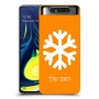 שלג כיסוי מגן קשיח בעיצוב אישי עם השם שלך ל Samsung Galaxy A80 יחידה אחת סקרין מובייל