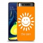 שמש כיסוי מגן קשיח בעיצוב אישי עם השם שלך ל Samsung Galaxy A80 יחידה אחת סקרין מובייל