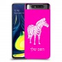 זברה כיסוי מגן קשיח בעיצוב אישי עם השם שלך ל Samsung Galaxy A80 יחידה אחת סקרין מובייל