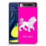 אריה כיסוי מגן קשיח בעיצוב אישי עם השם שלך ל Samsung Galaxy A80 יחידה אחת סקרין מובייל