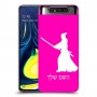 סמוראי כיסוי מגן קשיח בעיצוב אישי עם השם שלך ל Samsung Galaxy A80 יחידה אחת סקרין מובייל
