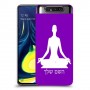 יוגה כיסוי מגן קשיח בעיצוב אישי עם השם שלך ל Samsung Galaxy A80 יחידה אחת סקרין מובייל