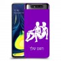 תאומים כיסוי מגן קשיח בעיצוב אישי עם השם שלך ל Samsung Galaxy A80 יחידה אחת סקרין מובייל