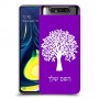 עץ כיסוי מגן קשיח בעיצוב אישי עם השם שלך ל Samsung Galaxy A80 יחידה אחת סקרין מובייל