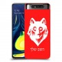 זאב כיסוי מגן קשיח בעיצוב אישי עם השם שלך ל Samsung Galaxy A80 יחידה אחת סקרין מובייל