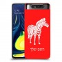 זברה כיסוי מגן קשיח בעיצוב אישי עם השם שלך ל Samsung Galaxy A80 יחידה אחת סקרין מובייל