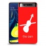 כינור כיסוי מגן קשיח בעיצוב אישי עם השם שלך ל Samsung Galaxy A80 יחידה אחת סקרין מובייל