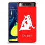 בתולה כיסוי מגן קשיח בעיצוב אישי עם השם שלך ל Samsung Galaxy A80 יחידה אחת סקרין מובייל