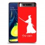 סמוראי כיסוי מגן קשיח בעיצוב אישי עם השם שלך ל Samsung Galaxy A80 יחידה אחת סקרין מובייל