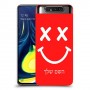 סמיילי כיסוי מגן קשיח בעיצוב אישי עם השם שלך ל Samsung Galaxy A80 יחידה אחת סקרין מובייל