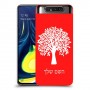 עץ כיסוי מגן קשיח בעיצוב אישי עם השם שלך ל Samsung Galaxy A80 יחידה אחת סקרין מובייל