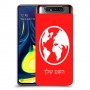 עולם כיסוי מגן קשיח בעיצוב אישי עם השם שלך ל Samsung Galaxy A80 יחידה אחת סקרין מובייל