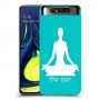 יוגה כיסוי מגן קשיח בעיצוב אישי עם השם שלך ל Samsung Galaxy A80 יחידה אחת סקרין מובייל