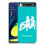 תאומים כיסוי מגן קשיח בעיצוב אישי עם השם שלך ל Samsung Galaxy A80 יחידה אחת סקרין מובייל