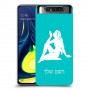 בתולה כיסוי מגן קשיח בעיצוב אישי עם השם שלך ל Samsung Galaxy A80 יחידה אחת סקרין מובייל