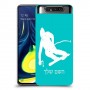 סקִי כיסוי מגן קשיח בעיצוב אישי עם השם שלך ל Samsung Galaxy A80 יחידה אחת סקרין מובייל
