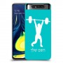 הרמת משקולות כיסוי מגן קשיח בעיצוב אישי עם השם שלך ל Samsung Galaxy A80 יחידה אחת סקרין מובייל