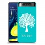 עץ כיסוי מגן קשיח בעיצוב אישי עם השם שלך ל Samsung Galaxy A80 יחידה אחת סקרין מובייל