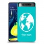 עולם כיסוי מגן קשיח בעיצוב אישי עם השם שלך ל Samsung Galaxy A80 יחידה אחת סקרין מובייל