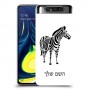 זברה כיסוי מגן קשיח בעיצוב אישי עם השם שלך ל Samsung Galaxy A80 יחידה אחת סקרין מובייל