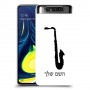 סקספון כיסוי מגן קשיח בעיצוב אישי עם השם שלך ל Samsung Galaxy A80 יחידה אחת סקרין מובייל
