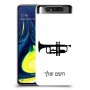 חצוצרה כיסוי מגן קשיח בעיצוב אישי עם השם שלך ל Samsung Galaxy A80 יחידה אחת סקרין מובייל