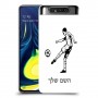 שחקן כדורגל כיסוי מגן קשיח בעיצוב אישי עם השם שלך ל Samsung Galaxy A80 יחידה אחת סקרין מובייל