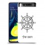הגה - קפטן - ים כיסוי מגן קשיח בעיצוב אישי עם השם שלך ל Samsung Galaxy A80 יחידה אחת סקרין מובייל