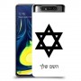 מגן דוד - ישראל כיסוי מגן קשיח בעיצוב אישי עם השם שלך ל Samsung Galaxy A80 יחידה אחת סקרין מובייל