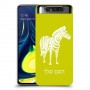 זברה כיסוי מגן קשיח בעיצוב אישי עם השם שלך ל Samsung Galaxy A80 יחידה אחת סקרין מובייל