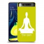 יוגה כיסוי מגן קשיח בעיצוב אישי עם השם שלך ל Samsung Galaxy A80 יחידה אחת סקרין מובייל