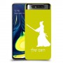 סמוראי כיסוי מגן קשיח בעיצוב אישי עם השם שלך ל Samsung Galaxy A80 יחידה אחת סקרין מובייל