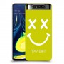 סמיילי כיסוי מגן קשיח בעיצוב אישי עם השם שלך ל Samsung Galaxy A80 יחידה אחת סקרין מובייל