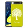 עץ כיסוי מגן קשיח בעיצוב אישי עם השם שלך ל Samsung Galaxy A80 יחידה אחת סקרין מובייל