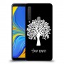 עץ כיסוי מגן קשיח בעיצוב אישי עם השם שלך ל Samsung Galaxy A9 (2018) יחידה אחת סקרין מובייל