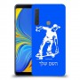 ילד סקייטבורד כיסוי מגן קשיח בעיצוב אישי עם השם שלך ל Samsung Galaxy A9 (2018) יחידה אחת סקרין מובייל