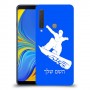 סנובורד כיסוי מגן קשיח בעיצוב אישי עם השם שלך ל Samsung Galaxy A9 (2018) יחידה אחת סקרין מובייל