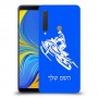 אופנוע שלג כיסוי מגן קשיח בעיצוב אישי עם השם שלך ל Samsung Galaxy A9 (2018) יחידה אחת סקרין מובייל