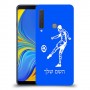 שחקן כדורגל כיסוי מגן קשיח בעיצוב אישי עם השם שלך ל Samsung Galaxy A9 (2018) יחידה אחת סקרין מובייל