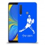 שחקן טניס כיסוי מגן קשיח בעיצוב אישי עם השם שלך ל Samsung Galaxy A9 (2018) יחידה אחת סקרין מובייל