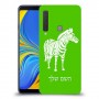 זברה כיסוי מגן קשיח בעיצוב אישי עם השם שלך ל Samsung Galaxy A9 (2018) יחידה אחת סקרין מובייל
