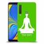 יוגה כיסוי מגן קשיח בעיצוב אישי עם השם שלך ל Samsung Galaxy A9 (2018) יחידה אחת סקרין מובייל